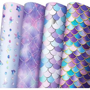 Laidans 12 Sheets Birthday Gift Wrapping Paper with 12 Gift Tags for Kids Boys Girls Men Women Holiday Birthday Party, Baby Shower - 19.7 Inch X 27.5 Inch Per Sheet