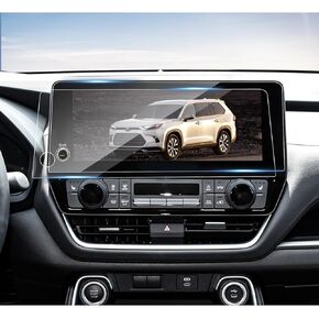 Carwiner Matte Screen Protector Compatible with 2024 Toyota Grand Highlander Accessories 12.3" Center Control Touch Screen Navigation Tempered Glass 9H Anti-Glare Anti-Fingerprint