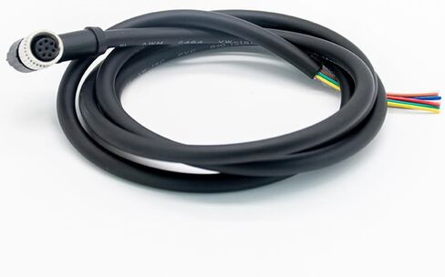 M8 Connector A Code Female Right Angle Solder Type Single Ended Cable Molded Cable 1M (8 Pin) in Saudi Arabia