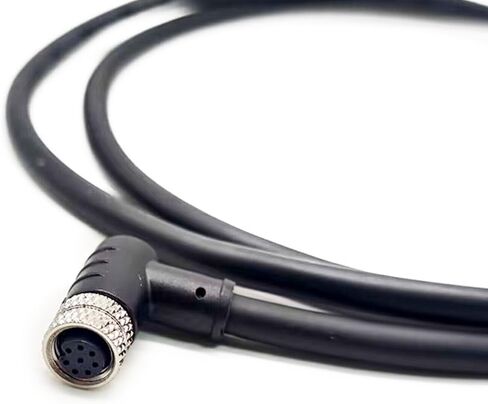 M8 Connector A Code Female Right Angle Solder Type Single Ended Cable Molded Cable 1M (8 Pin) in Saudi Arabia