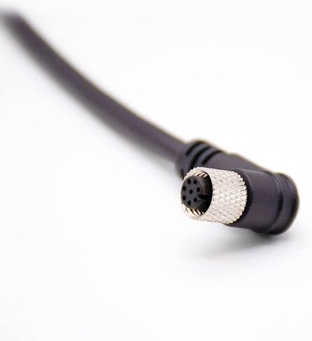 M8 Connector A Code Female Right Angle Solder Type Single Ended Cable Molded Cable 1M (8 Pin) in Saudi Arabia