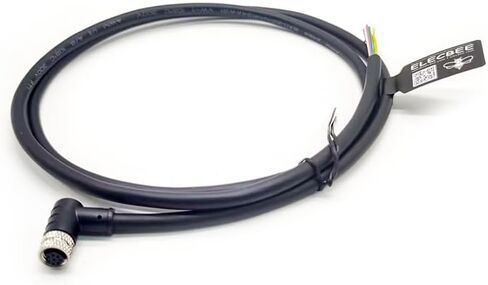 M8 Connector A Code Female Right Angle Solder Type Single Ended Cable Molded Cable 1M (8 Pin) in Saudi Arabia