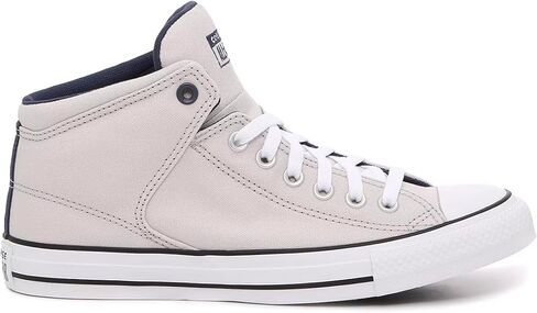حذاء رياضي Chuck Taylor All Star Mid High Street من Converse للجنسين - متعدد الاستخدامات/دخان المحرك/أبيض (معجون شاحب/كحلي/أبيض، نظام مقاسات الأحذية الأمريكية، للبالغين، للرجال، رقمي، متوسط، 11.5) in Saudi Arabia