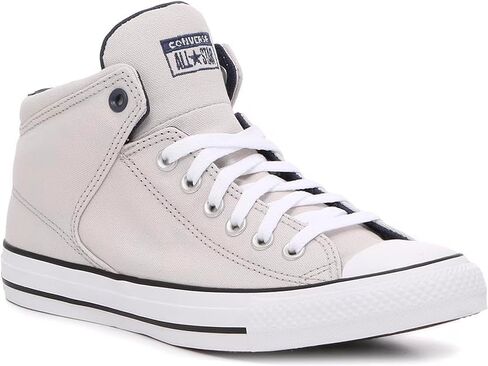 حذاء رياضي Chuck Taylor All Star Mid High Street من Converse للجنسين - متعدد الاستخدامات/دخان المحرك/أبيض (معجون شاحب/كحلي/أبيض، نظام مقاسات الأحذية الأمريكية، للبالغين، للرجال، رقمي، متوسط، 11.5) in Saudi Arabia