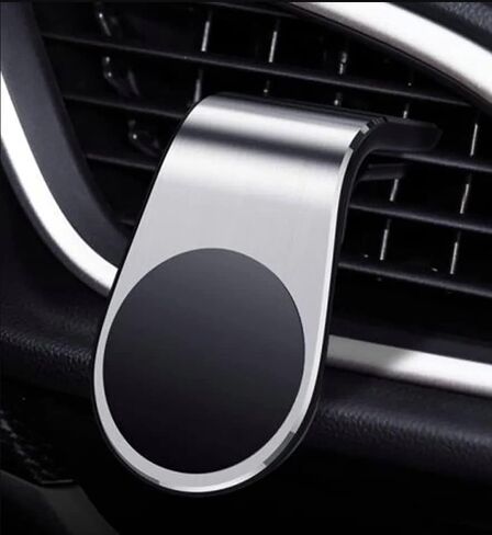 Glad Tidings Strong L-Shaped Magnetic Car Cell Phone Holder Air Vent Mount (Red) in Saudi Arabia