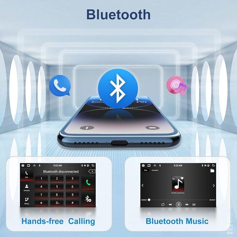 2+64G for Honda Civic 2001-2005 Car Radio with Wireless Carplay/Android Auto Android Car Stereo 9Inch Touch Screen GPS Navigation WiFi Bluetooth FM/RDS Mirror Link SWC Backup Camera in Saudi Arabia