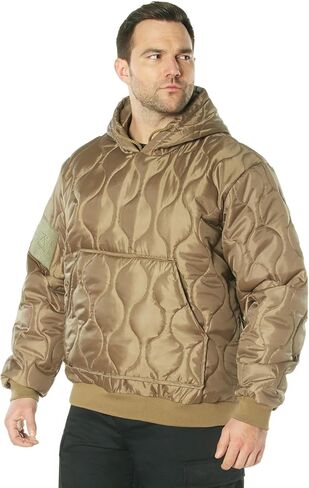 Rothco 20794 Quilted Woobie Hooded Sweatshirt Color : Olive Drab,Size : L in Saudi Arabia