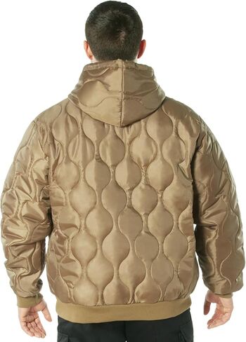 Rothco 20794 Quilted Woobie Hooded Sweatshirt Color : Olive Drab,Size : L in Saudi Arabia