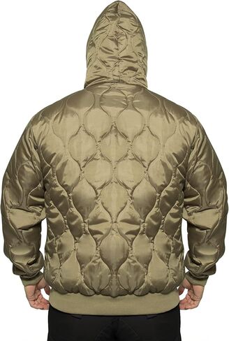 Rothco 20794 Quilted Woobie Hooded Sweatshirt Color : Olive Drab,Size : L in Saudi Arabia