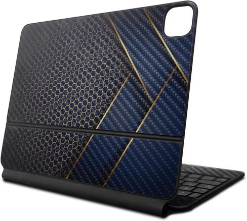 غلاف من ألياف الكربون متوافق مع لوحة مفاتيح Apple Magic Keyboard لجهاز iPad Pro مقاس 13 بوصة (M4) 2024 - بقرة بنية - غطاء لاصق واقٍ من الفينيل 3M ممتاز - سهل الاستخدام | صُنع في الولايات المتحدة الأمريكية بواسطة MightySkins in Saudi Arabia