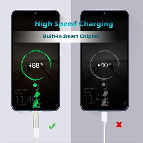 USB-C to C Data Blocker-Protect Against Juice Jacking, USB C to USB C Adapter-Support Fast Charging(50V/5A), USB Data Blocker Defender for Cell Phones, Tablets, Block Unwanted Data Transfer (Black) in Saudi Arabia
