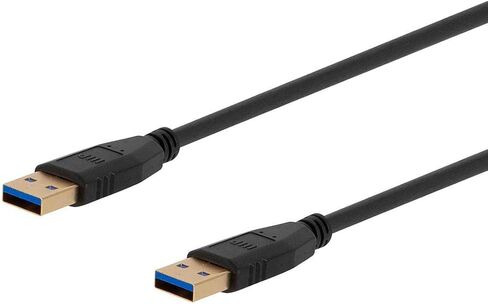 كابل Monoprice USB 3.0 من النوع A إلى النوع A - لنقل البيانات، 32AWG، 6 أقدام، أسود - سلسلة مختارة in Saudi Arabia