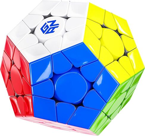 CuberShop GAN Megaminx V2 MagLev، مكعب السرعة المغناطيسي Premium GAN Pentagonal 2024 160 مغناطيس، المكعب السحري لنظام MagLev Pro System (GAN Mega MagLev مطلي بالأشعة فوق البنفسجية لامع، الجانب السفلي الأسود) in Kuwait