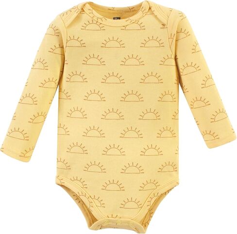 Hudson Baby Unisex Baby Cotton Long-Sleeve Bodysuits, Snuggle Bear 5 Pack, 18-24 Months in Kuwait