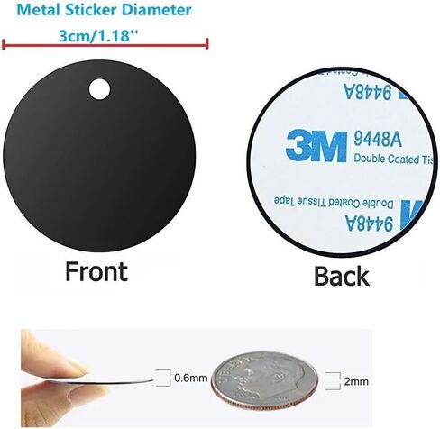 حامل هاتف مغناطيسي مزدوج للأسطح المعدنية، تصوير مقاطع فيديو للتمرين بدون استخدام اليدين، مصمم للصالة الرياضية واليوجا والمستودع والمكتبة والمطبخ، متوافق مع iPhone 15 14 13 12 11 Xs Xr وجميع الهواتف المحمولة in Kuwait
