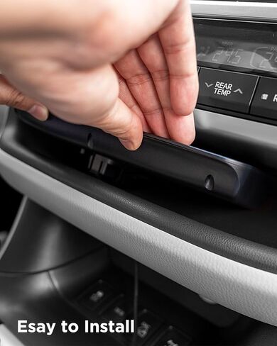 شاحن لاسلكي CarQiWireless لسيارة Toyota Highlander 2019 2018 2017 2016 2015 2014 ملحقات، منظم وحدة التحكم المركزية لوحة شحن الهاتف اللاسلكي لملحقات Toyota Highlander 2014-2019 in Kuwait