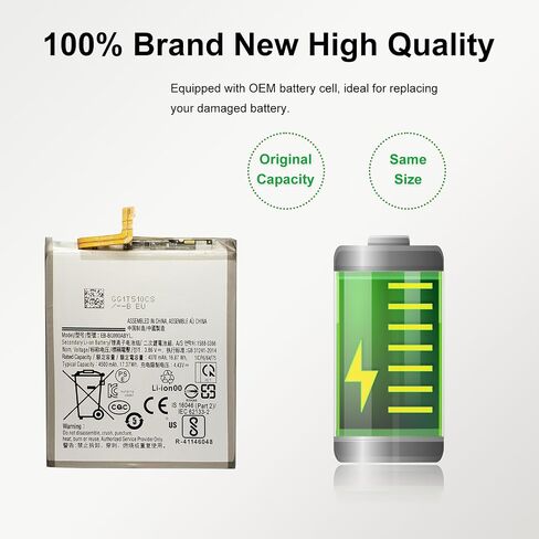 New Upgraded Battery for Galaxy S21 FE, EB-BG990ABY Replacement Battery Compatible with Samsung Galaxy S21 FE, with Repair Tools & Instruction in Saudi Arabia
