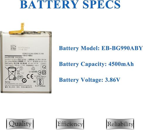 New Upgraded Battery for Galaxy S21 FE, EB-BG990ABY Replacement Battery Compatible with Samsung Galaxy S21 FE, with Repair Tools & Instruction in Saudi Arabia