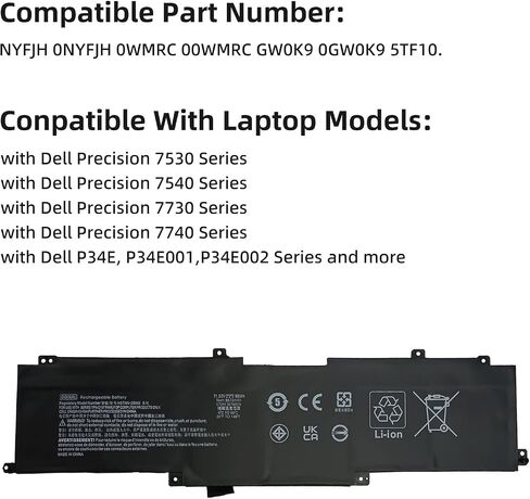 DG06XL Laptop Battery Replacement Compatible with HP Omen X 17-AP 17-AP0XX AP001TX AP046TX AP045TX AP000NB AP005NG 17-AP010NR AP020NR AP047TX DGO6XL HSTNN-DB8G TPN-Q197 925197-271 11.55V 99Wh in Saudi Arabia