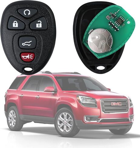 فوب للتحكم عن بعد للدخول بدون مفتاح لـ 2007-2016 Chevy Suburban Tahoe Traverse B uick Enclave Cadillac Escalade GMC Acadia Yukon (OUC60270، OUC60221) 5Btn 2 Pack in Saudi Arabia