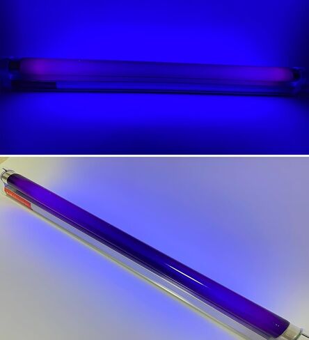 Goandwin 2 Pack 18 inch F15T8/BL 350BL Replacement Black Light Blue Bulbs, F15W T8 BL Linear Fluorescent Lamps in Saudi Arabia