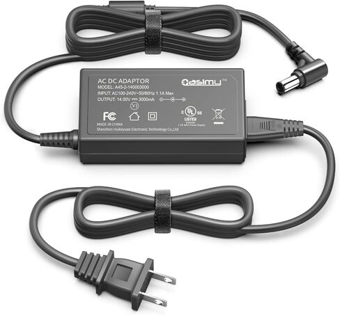 شاحن محول تيار متردد 14 فولت متوافق مع Samsung TE310 T24E310 T24E310ND S27C230J S27C230B LS27B350 SyncMaster S29E790C S27E591C S24F352 S22F350 S24F350 S24F352 A3514_FPN 14VDC 2.5A in Kuwait