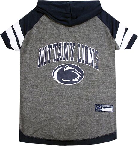 Pets First Hoodie for Dogs & Cats, Small. | Collegiate Licensed Dog Hoody Tee Shirt | Sports Hoody T-Shirt for Pets | College Sporty Dog Hoodie Shirt, IND-4044-SM in Saudi Arabia