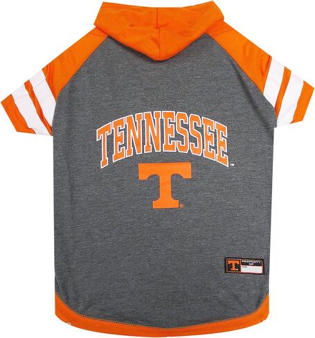 Pets First Hoodie for Dogs & Cats, Small. | Collegiate Licensed Dog Hoody Tee Shirt | Sports Hoody T-Shirt for Pets | College Sporty Dog Hoodie Shirt, IND-4044-SM in Saudi Arabia