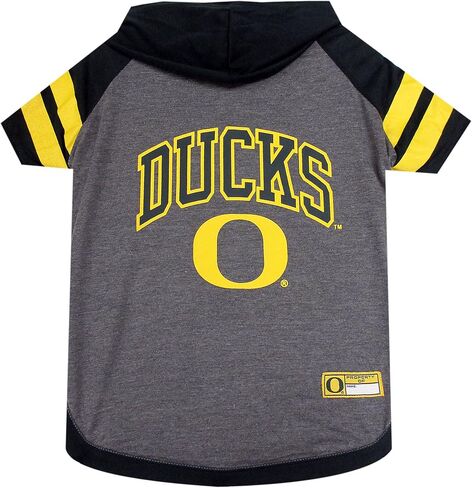Pets First Hoodie for Dogs & Cats, Small. | Collegiate Licensed Dog Hoody Tee Shirt | Sports Hoody T-Shirt for Pets | College Sporty Dog Hoodie Shirt, IND-4044-SM in Saudi Arabia