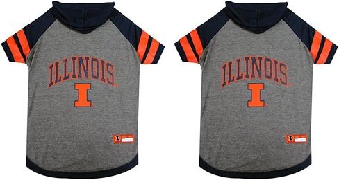 Pets First Hoodie for Dogs & Cats, Small. | Collegiate Licensed Dog Hoody Tee Shirt | Sports Hoody T-Shirt for Pets | College Sporty Dog Hoodie Shirt, IND-4044-SM in Saudi Arabia