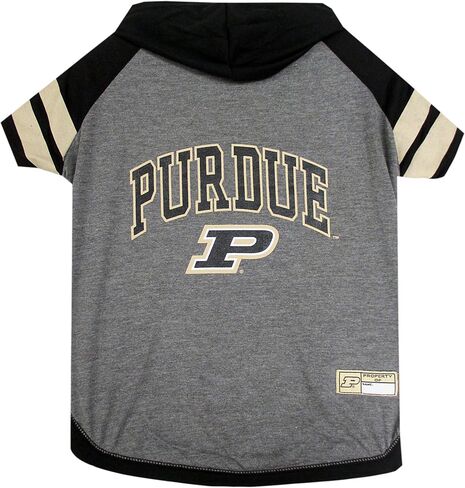 Pets First Hoodie for Dogs & Cats, Small. | Collegiate Licensed Dog Hoody Tee Shirt | Sports Hoody T-Shirt for Pets | College Sporty Dog Hoodie Shirt, IND-4044-SM in Saudi Arabia