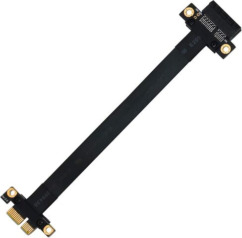 PCI-E Riser PCI-E x1 تمديد كابل Pcie تمديد تمديد كابلات محول منفذ (20 سنتيمتر 180 درجة)-نسخة الترقية in Kuwait