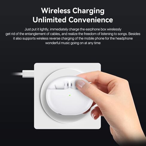 UMIDIGI Ablebuds Free Hybrid Active Noise Cancelling Wireless Earbuds, ANC Earphones with Transparency Mode，Stereo Bass Earphones IP55 Waterproof Sport Ear Buds 27H Playtime Built-in 3 Mic Headset in Saudi Arabia