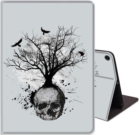 حافظة رفيعة لهاتف Samsung Galaxy Tab A8 10.5 2022 مع غطاء حامل قابل للتعديل مع غطاء ذكي للتنشيط/النوم التلقائي لهاتف Samsung Galaxy A8 10.5 بوصة (SM-X200/X205/X207) - طباعة جلد الفهد in Kuwait