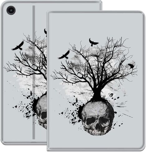 حافظة رفيعة لهاتف Samsung Galaxy Tab A8 10.5 2022 مع غطاء حامل قابل للتعديل مع غطاء ذكي للتنشيط/النوم التلقائي لهاتف Samsung Galaxy A8 10.5 بوصة (SM-X200/X205/X207) - طباعة جلد الفهد in Kuwait