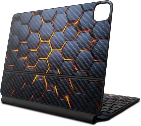 Skin Compatible with Apple Magic Keyboard for iPad Pro 13‑inch (M4) 2024 - Vibrant Dragonfly - Premium 3M Vinyl Protective Wrap Decal Cover - Easy to Apply | Crafted in The USA by MightySkins in Saudi Arabia