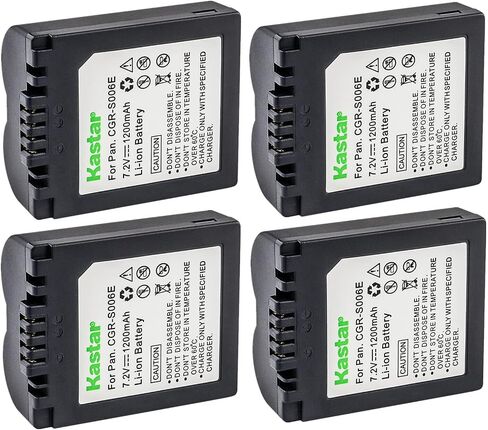 Kastar 3-Pack BPDC5 Battery Replacement for Leica BP-DC5 Battery, Leica V-LUX1 Camera in Kuwait