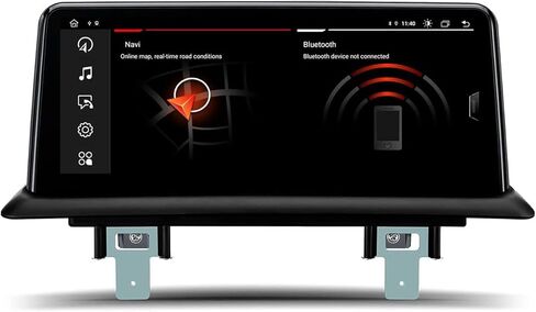 شاشة راديو تلقائي Carplay Android 13 لاسلكية لسيارات BMW 1 Series E81 E82 E87 E88 2006-2012 بدون وحدة عرض أصلية وصوت ستيريو ومشغل وسائط متعددة ونظام تحديد المواقع in Kuwait