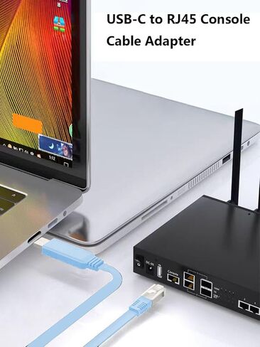 كابل وحدة تحكم USBC من JUEJUEZI بطول 5 أقدام، كابل وحدة تحكم USB C إلى RJ45، كابل محول شبكة إيثرنت LAN، متوافق مع أجهزة الكمبيوتر المحمولة والأجهزة اللوحية وجهاز التوجيه والمحول ونظام التشغيل Windows 7 و8,10 in Saudi Arabia