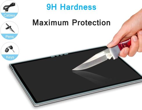 واقي شاشة Adeway Microsoft Surface Book 2/1 مقاس 13.5 بوصة، حساسية عالية، مضاد لبصمات الأصابع، واقي شاشة من الزجاج المقوى لجهاز Surface Book (موديلات 2017/2018) (عبوتان) in Kuwait