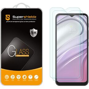 Supershieldz (2 Pack) Designed for Motorola Moto G Pure Tempered Glass Screen Protector, Anti Scratch, Bubble Free