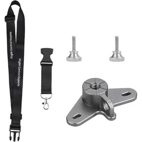 Lanyard Adjustable Neck Strap Compatible for DJI MINI 3/4 PRO Remote Control,Single Hook Strap with Metal Buckle and Screws for RC/RC2 Screen Remote Control, 75 cm, Black