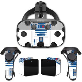 MightySkins Skin Compatible with HTC Vive Full Coverage - Cyber Bot | Protective, Durable, and Unique Vinyl Decal wrap Cover | Easy to Apply, Remove, and Change Styles | Made in The USA