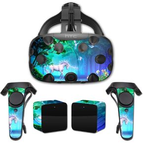 MightySkins Skin Compatible with HTC Vive Full Coverage - Unicorn Fantasy | Protective, Durable, and Unique Vinyl Decal wrap Cover | Easy to Apply, Remove, and Change Styles | Made in The USA