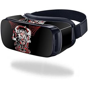 MightySkins Skin Compatible with Samsung Gear VR (Original) wrap Cover Sticker Skins Crackula
