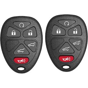 Car Keyless Entry Remote Key Fob Fits 2007-2014 Chevy Tahoe/Suburban/GMC Yukon, Cadillac Escalade ESV EXT(FCCID:OUC60270,OUC60221 20869057,15913427)