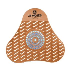 شاشة مبولة ممتازة من AirWorks AWSP231 مع كتلة، بستان الحمضيات، ارتفاع 12.7 سم × طول 10.16 سم (عبوة من 12 قطعة)
