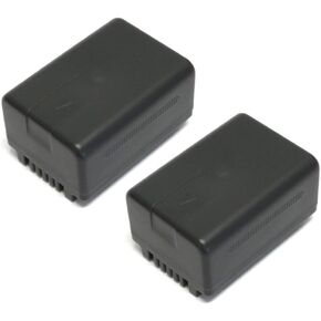 Wasabi Power Battery (2-Pack) for Panasonic VW-VBT190 and Panasonic HC-V100 Series, HC-V200 Series, HC-V380, HC-V500 Series, HC-V700 Series, HC-V800K, HC-VX1K, HC-VX870, HC-VX981, HC-W850, HC-WXF991