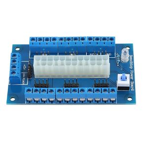 24/20-Pin ATX Connector,ATX Power Supply Bench Top Board Module Adapter,Terminal Block Module for Computer PC