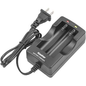 Kastar 1-Pack Battery and AC Wall Charger Replacement for ProTac HL-X USB, ProTac HL USB Headlamp, Siege X USB, ProTac 2L-X USB, and Vantage 180 X USB, SLB26 Battery